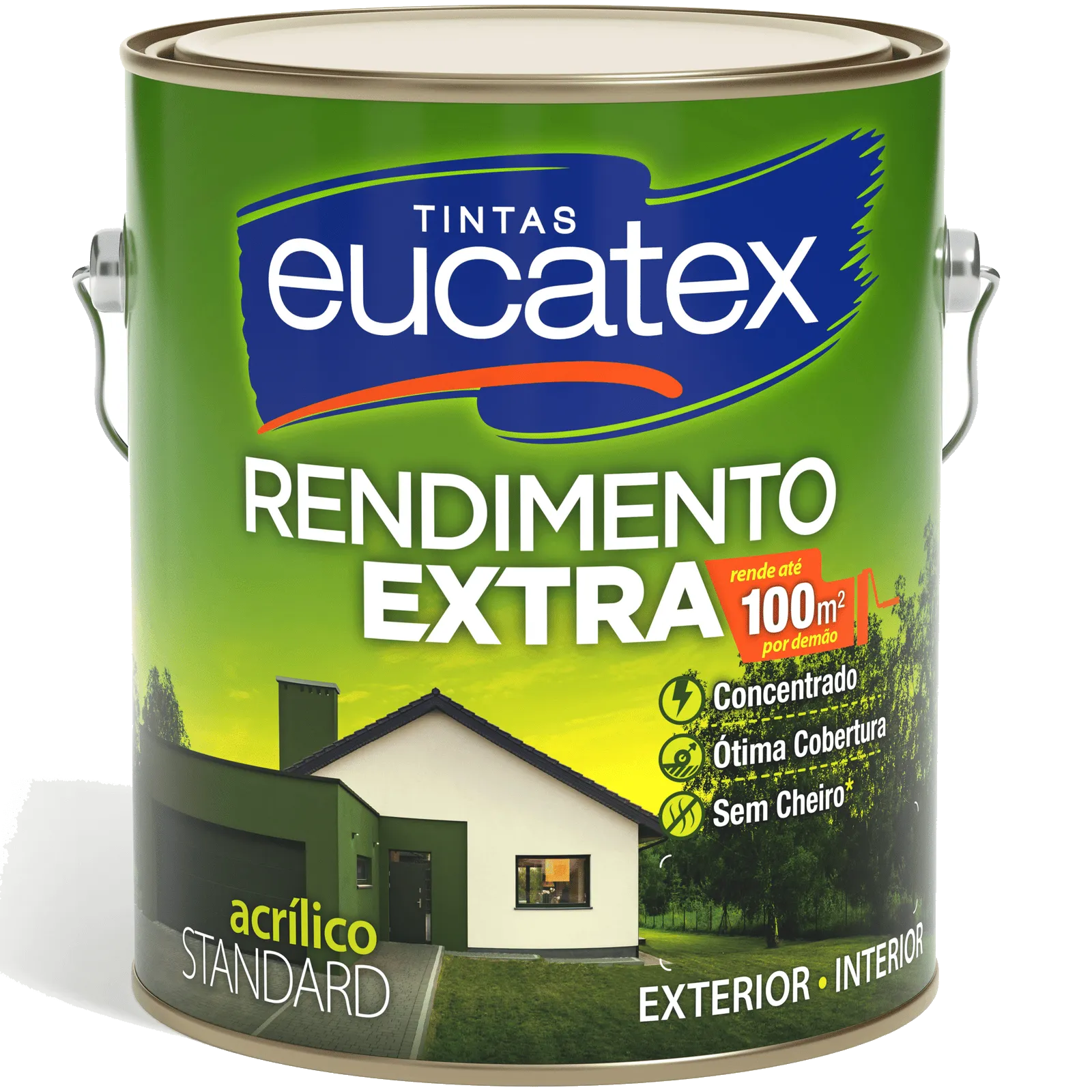 Eucatex Rendimento Extra — Acrílico standard · 3,6 L