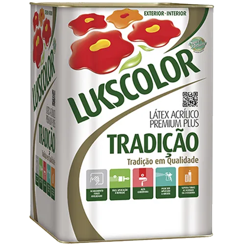 Lukscolor Tradição — Látex acrílico · 18 L